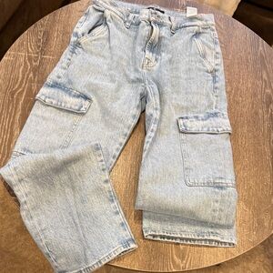 7 For All Mankind Light Blue Boot Cut Jeans